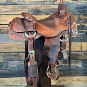 Jeff Smith Cutter Saddle built for serious cutting performance, premium leather craftsmanship, close contact feel, and balance for horse and rider.