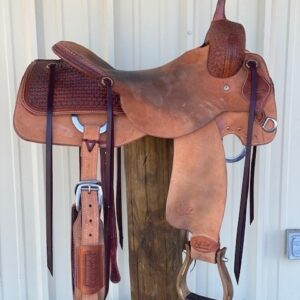 Jeff Smith Cutter Saddle built for serious cutting performance, premium leather craftsmanship, close contact feel, and balance for horse and rider.