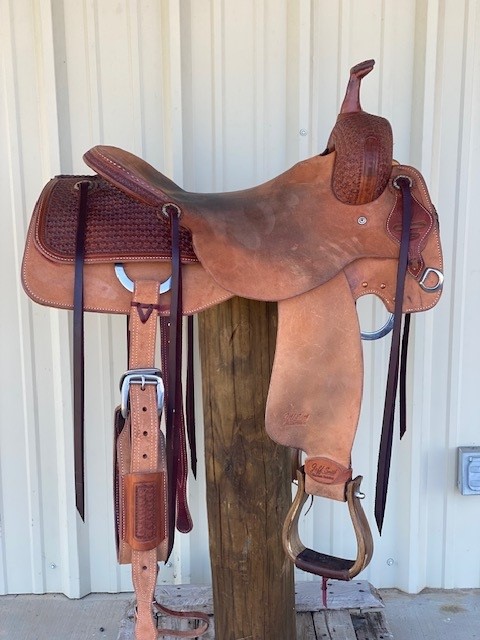 Jeff Smith Cutter Saddle built for serious cutting performance, premium leather craftsmanship, close contact feel, and balance for horse and rider.