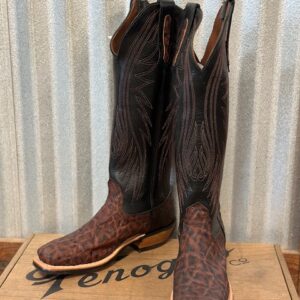 Fenoglio Boots – Vintage Bark Elephant with Black Glazed