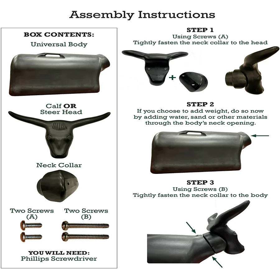 Mustang Manufacturing "Rip" Steer Roping Dummy - Image 3