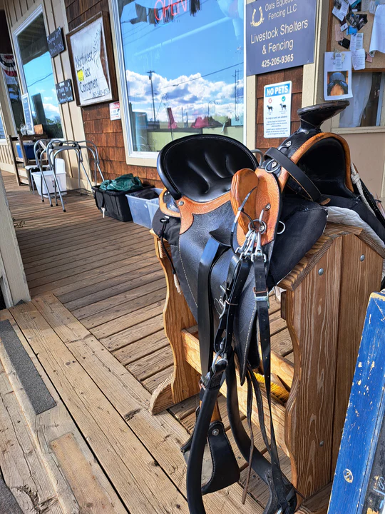15" Ortho-Flex Australian Saddle - Image 2