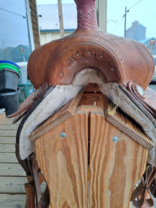 16" California Saddle Co Barrel Saddle - Image 7