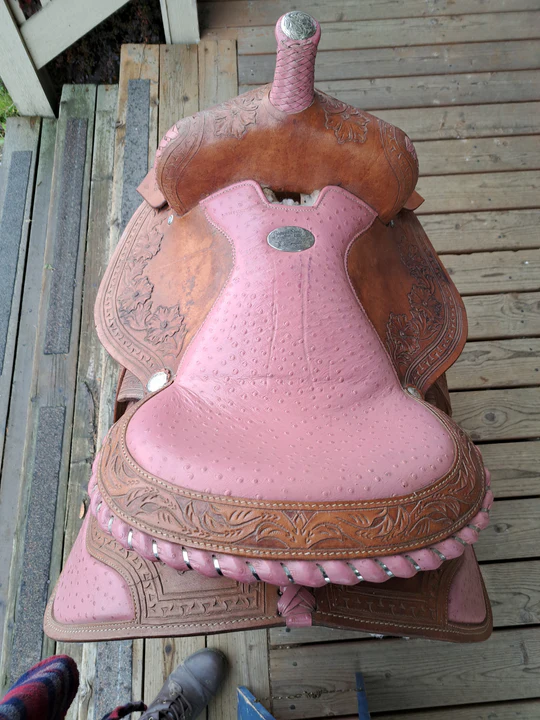 16" California Saddle Co Barrel Saddle - Image 5