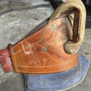 1960s collectible rodeo gear, Jim Houston hard handhold rigging, antique bareback rigging, RCA era rodeo memorabilia, Vintage Jim Houston Bareback Rigging
