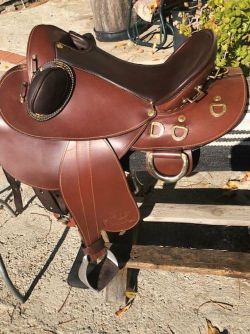 Western Endurance Saddle Reintroduced, Australian Drover Poley for trail riding, Best endurance saddle for high-withered horses, Air-Tunnel Spine Clearance